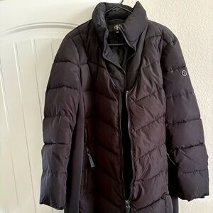 Calvin Klein Black Coat Jacket Side Stretch Size XXL